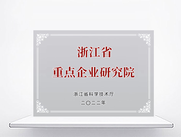 浙江省重点企业研究院